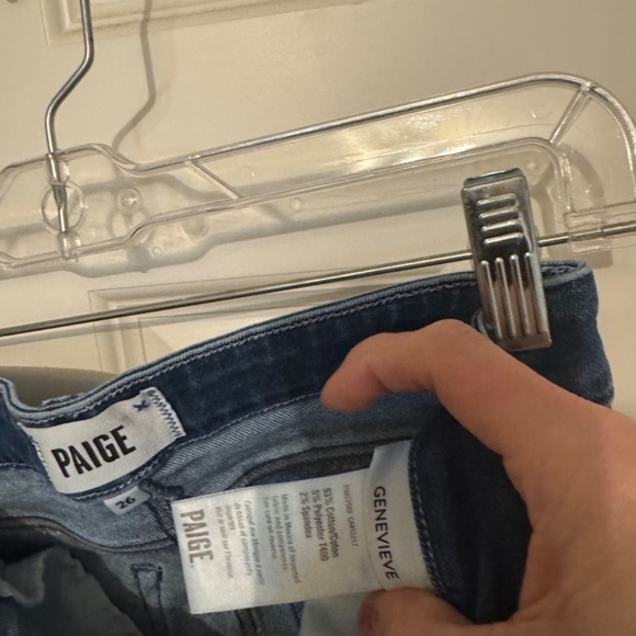 Paige Genevieve Flare dark indigo jeans, size 26 - Picture 2 of 5